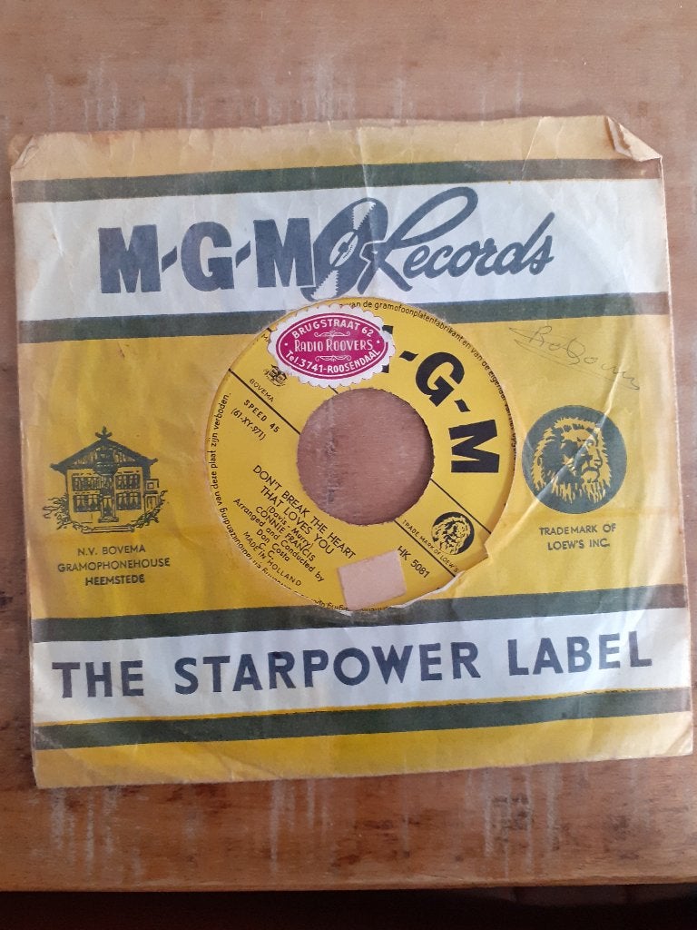 single Connie Francis, Ophalen of Verzenden, Gebruikt, Pop