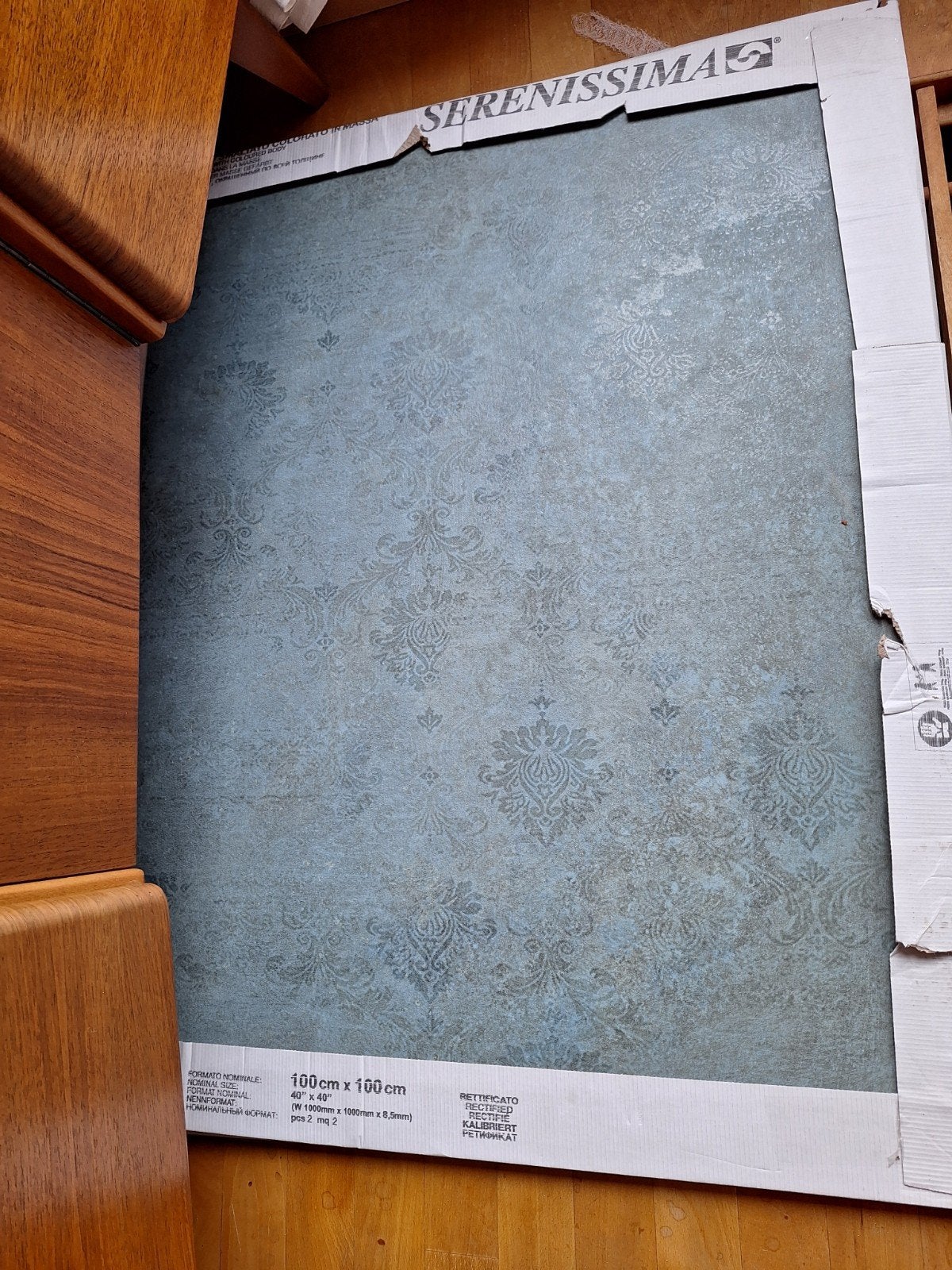 Serenissima studio 50 wand/vloertegels 100 x 100 cm, Ophalen, 60 cm of meer, Nieuw, Minder dan 5 m²