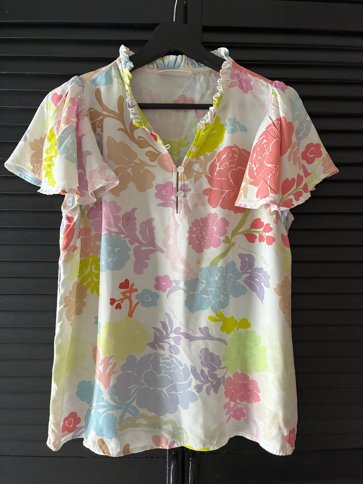 Fabienne Chapot blouse met bloemenprint, maat 38, Kleding | Dames, Blouses en Tunieken, Ophalen of Verzenden, Zo goed als nieuw