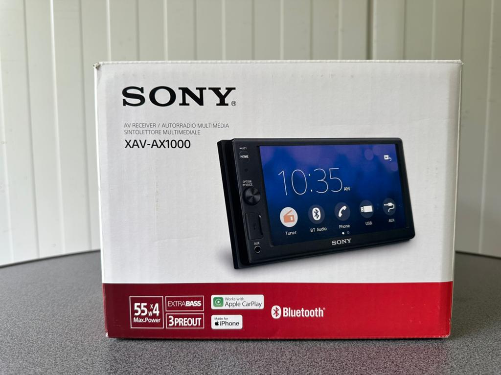 SONY XAV-AX1000 Multimediasysteem 2 din auto radio, Auto diversen, Autoradio's, Ophalen of Verzenden, Nieuw