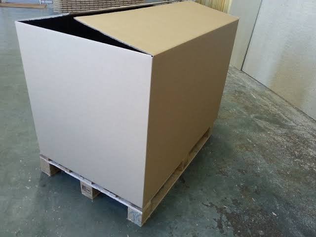 Palletdoos - L1185xB785x1045mm - dubbele golf - 88 stuks, Doe-het-zelf en Verbouw, Kratten en Dozen, Ophalen, Doos, 100 cm of meer