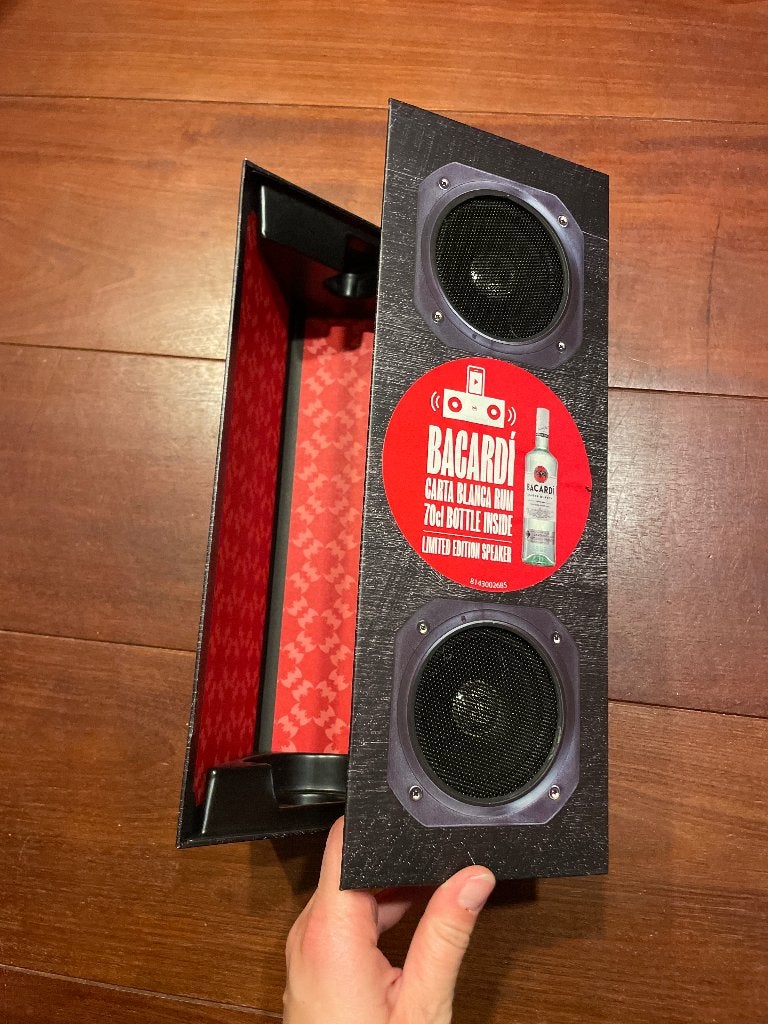 Bacardi original box, Overige typen, Zo goed als nieuw, Minder dan 60 watt, Ophalen