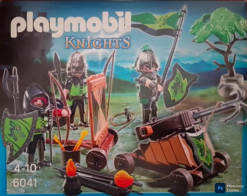 Knights Wolvenridders Met Katapult 6041, Ophalen of Verzenden, Gebruikt, Complete set