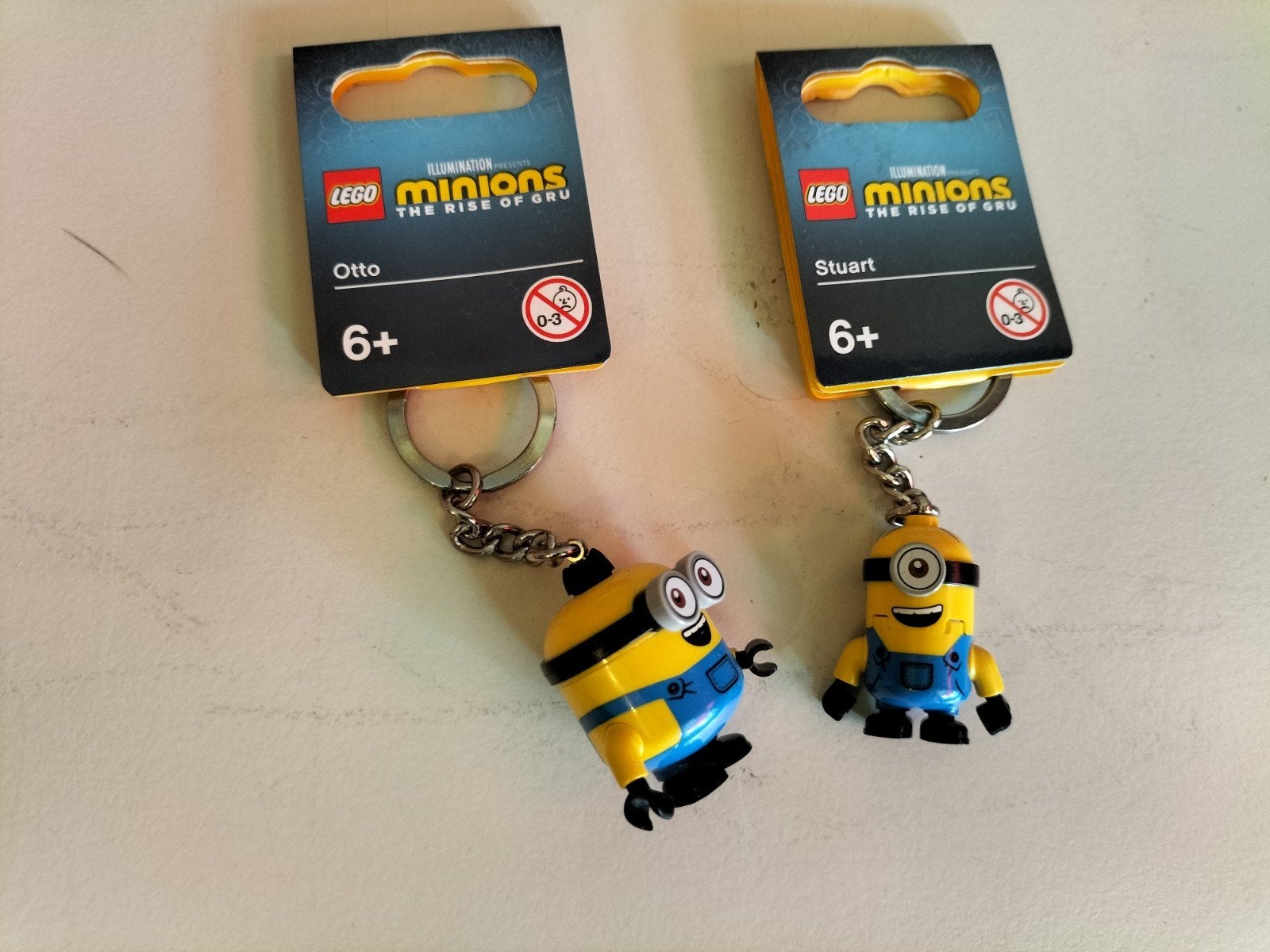 LEGO Minions Sleutelhangers: Otto en Stuart (Nieuw), Ophalen of Verzenden, Nieuw