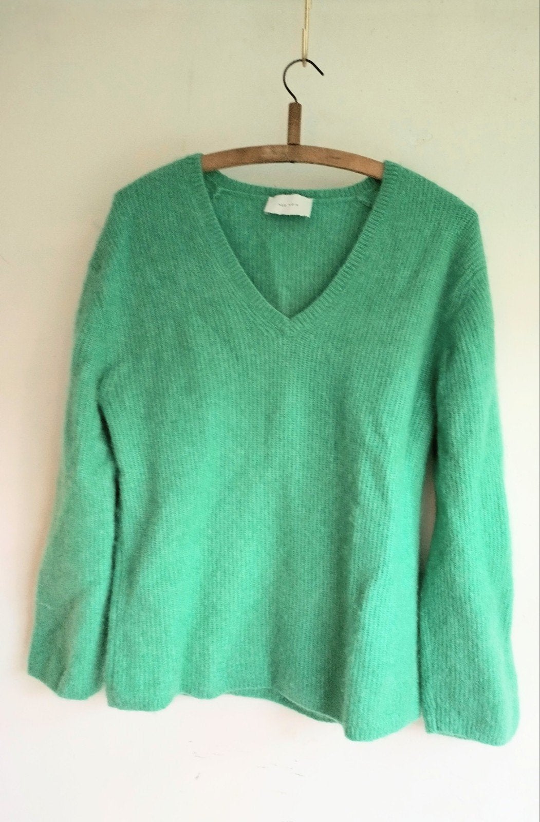 Neo Noir groen wollen knit mt M 38 - Superzacht met Alpaca W, Neo Noir, Verzenden, Zo goed als nieuw, Maat 36 (S)