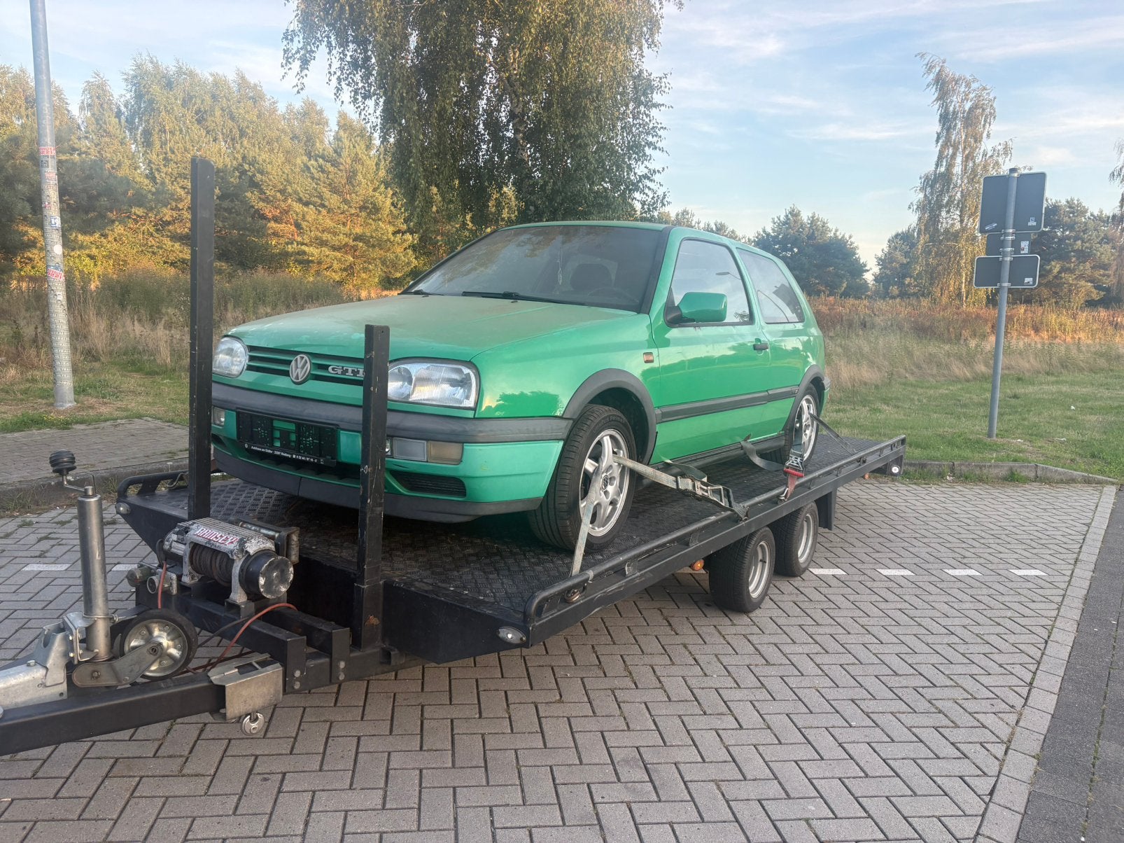 Golf 3 gti/vr6 onderstel fuse,achteras 5x100 compleet, Ophalen, Gebruikt, Volkswagen