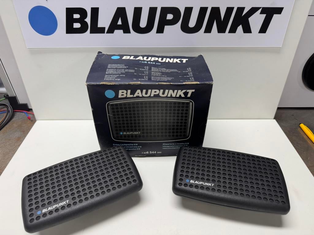 Inbouw luidsprekerset van Blaupunkt uit de jaren ’70/’80, Ophalen of Verzenden, Gebruikt