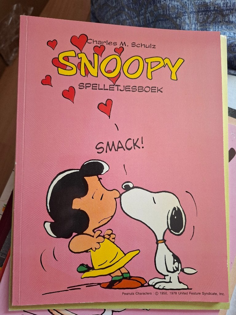 Snoopy spelletjesboek, Eén stripboek, Ophalen of Verzenden