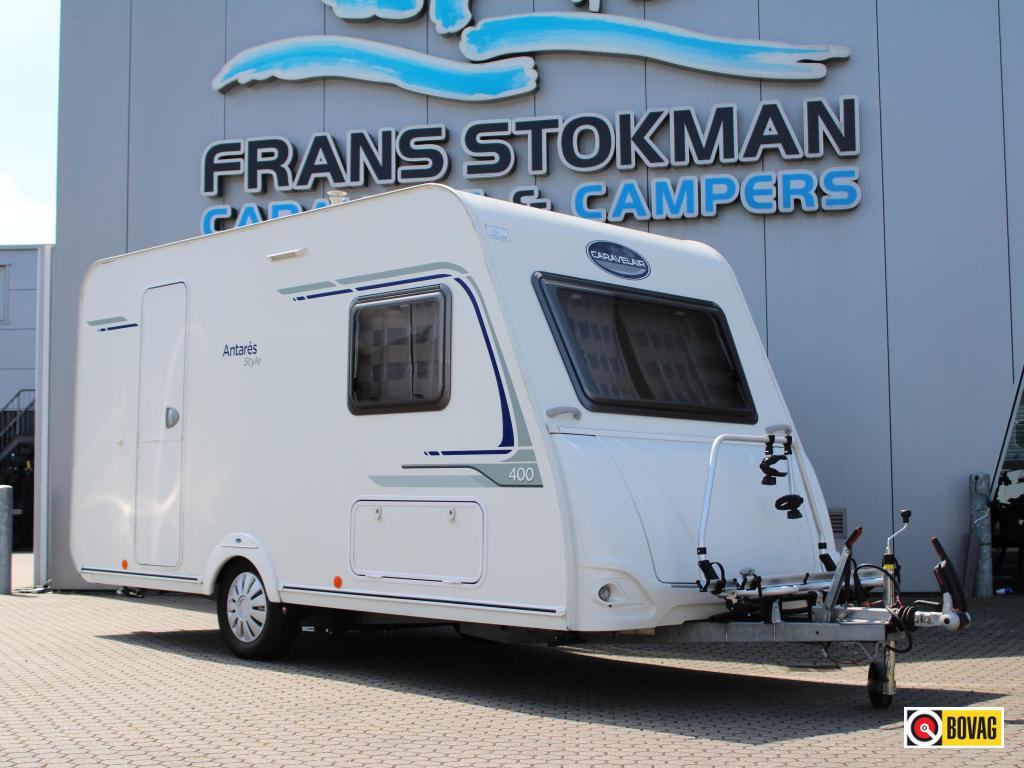 Caravelair Antares Style 400 Voortent Mover 2xFietsenrek, Caravans en Kamperen, Caravans, Bedrijf, tot en met 2, 750 - 1000 kg