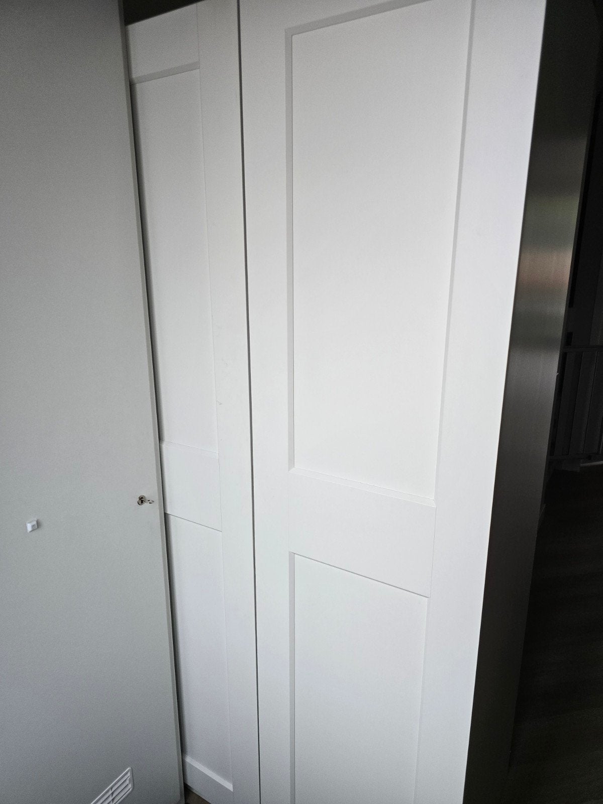 IKEA PAX Kast 100x200 cm wit met legplanken en roede, Ophalen, Met deur(en), Gebruikt, 100 tot 150 cm