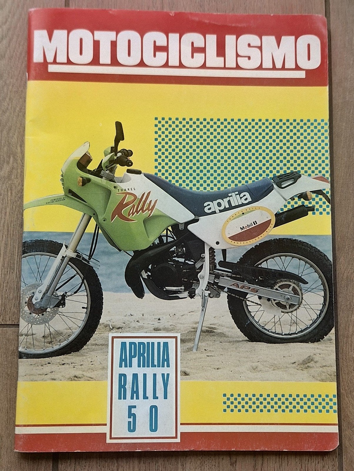 Motociclismo Aprilia Rally 50 schrift, Ophalen of Verzenden, Zo goed als nieuw, Algemeen