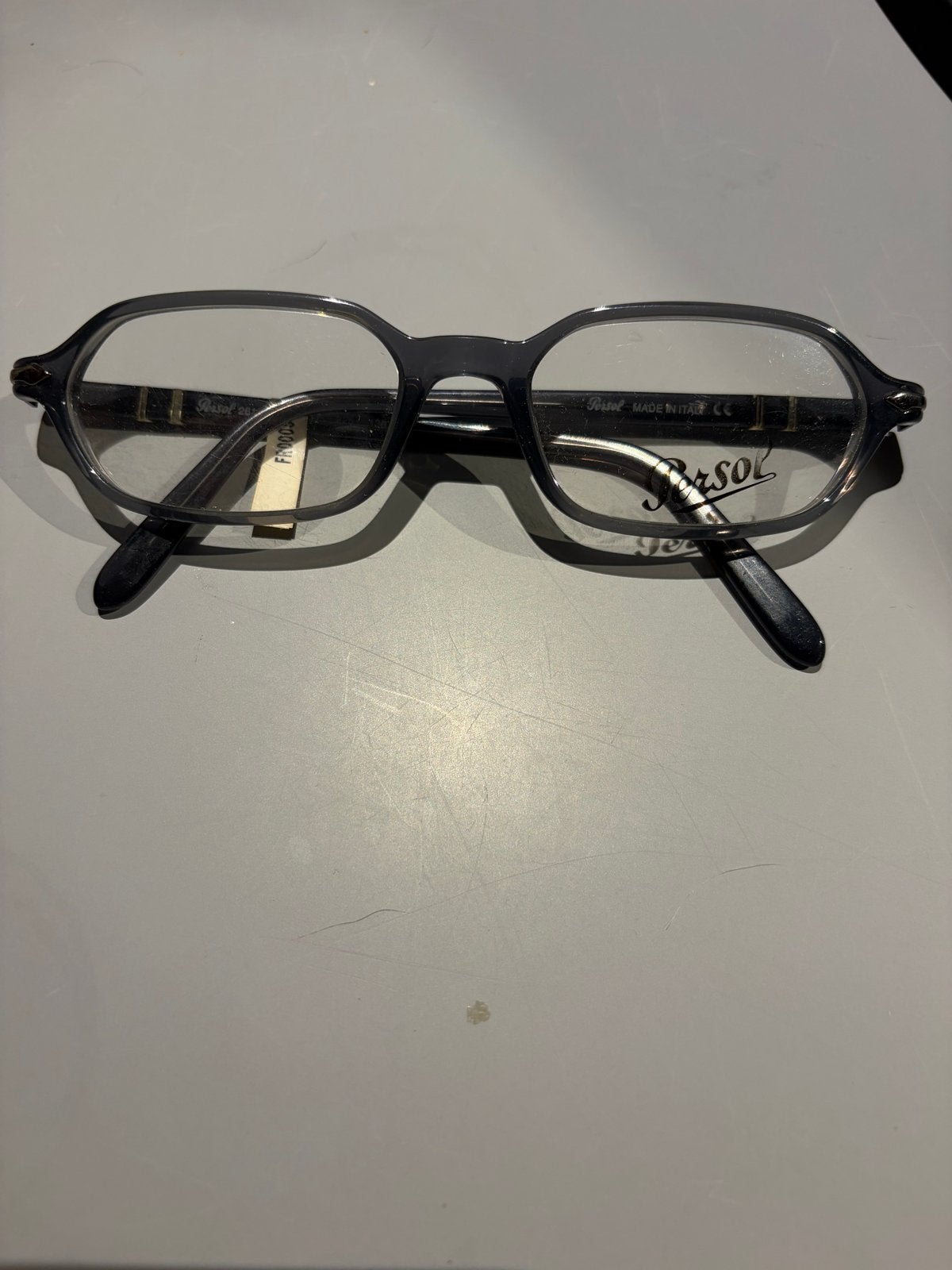Persol 2614-V Bril - Zwart, Made in Italy, Overige merken, Verzenden, Zo goed als nieuw, Grijs