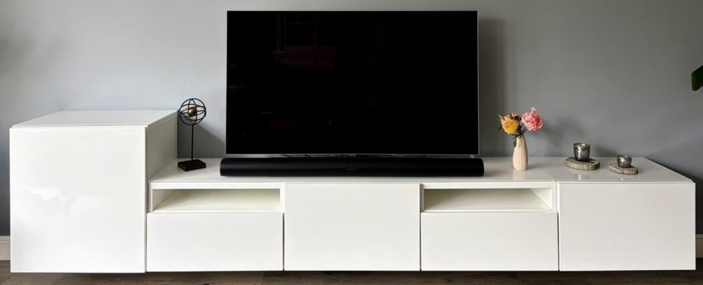 Ikea Besta tv meubel, Ophalen, Zo goed als nieuw, 200 cm of meer, Minder dan 100 cm