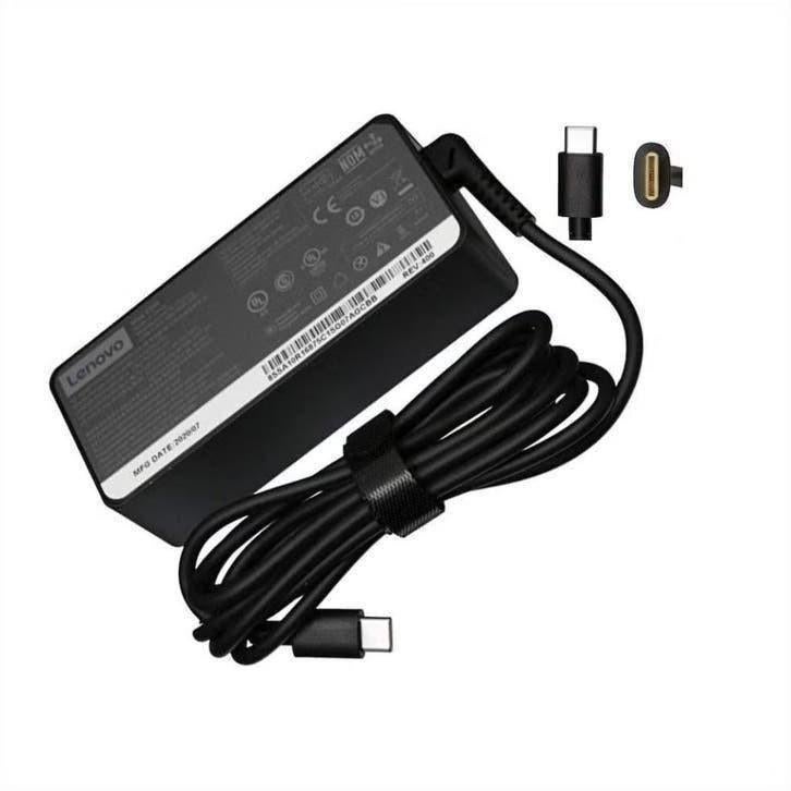 Lenovo USB-C Oplader 65W (20V, 3.25A) met Stroomkabel, Computers en Software, Laptop-opladers, Ophalen of Verzenden, Gebruikt