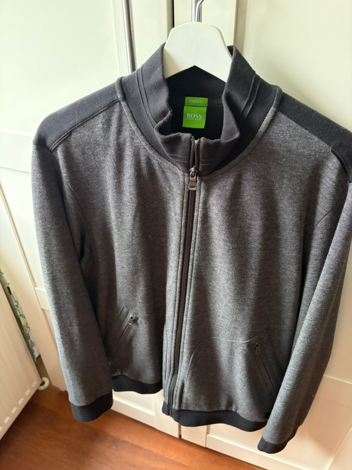 Hugo Boss green vest, Ophalen of Verzenden, Gedragen, Maat 56/58 (XL), Zwart