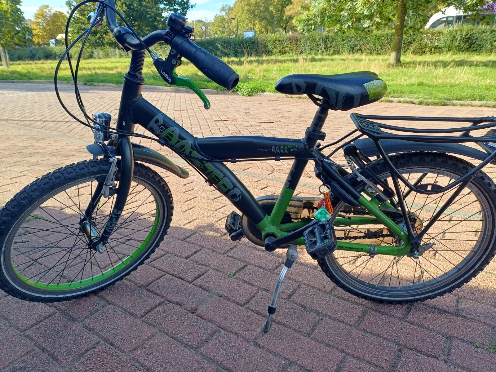 Loekie Booster 20 inch kinderfiets o.a met terugtraprem, Ophalen, 20 inch of meer, Gebruikt, Velgrem