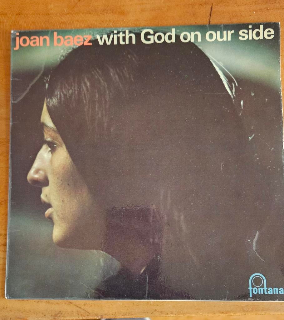 Tweemaal ep Joan Baez sings Bob Dylan, Gebruikt, 7 inch, Ophalen of Verzenden, EP