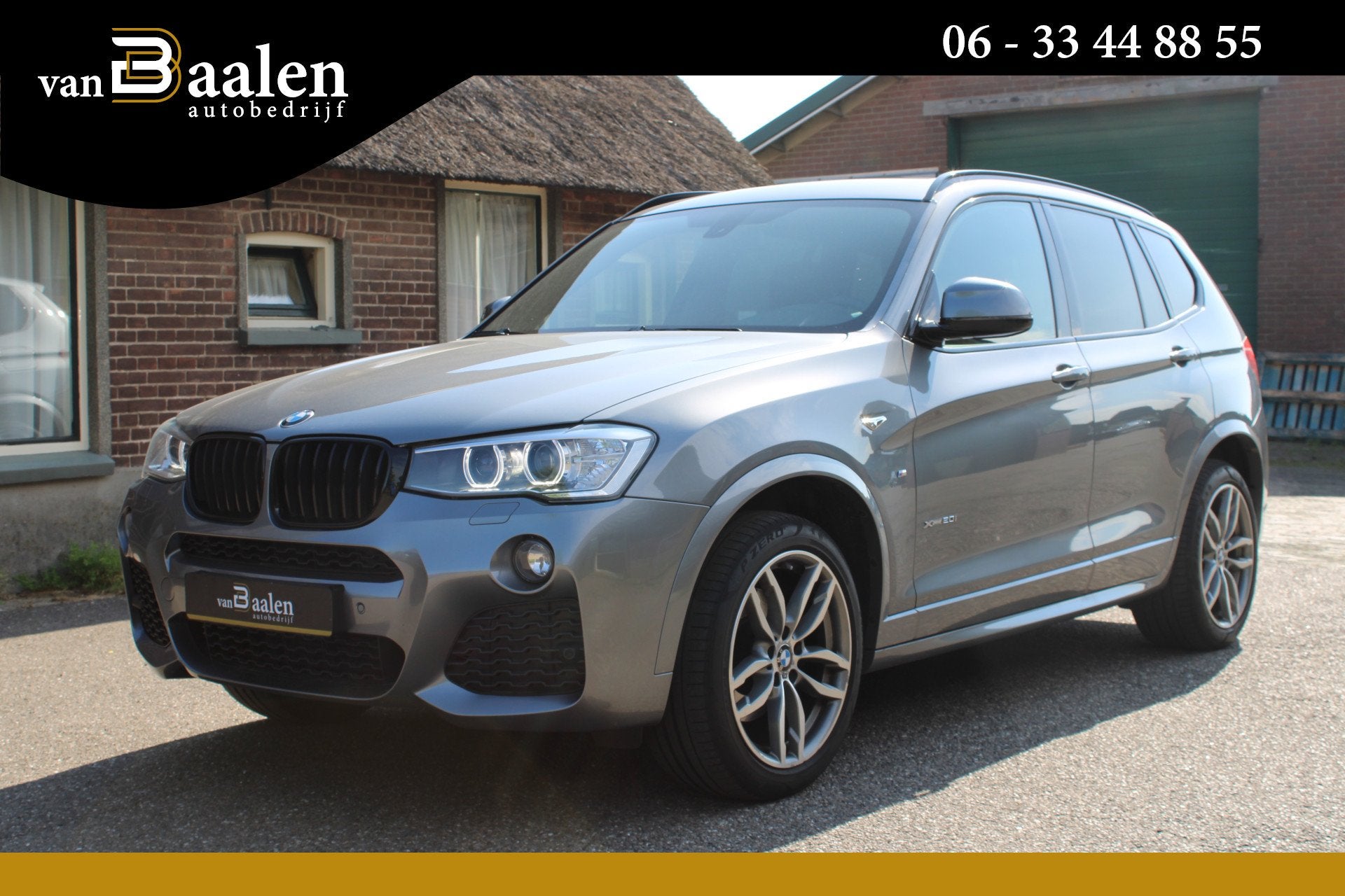 BMW X3 xDrive20i High Executive M-SPORT ORG NL LEER NAVI PAN, Auto's, BMW, Automaat, Gebruikt, Euro 6, 4 cilinders