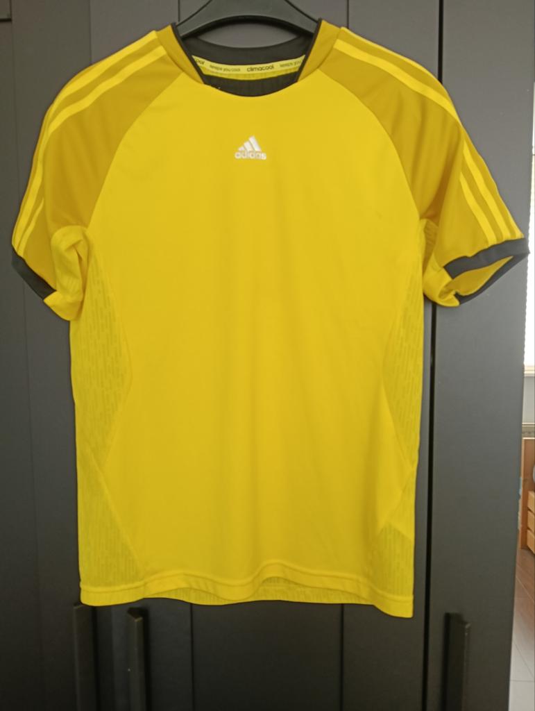 Adidas Climacool Sportshirt Geel Maat M, Kleding | Heren, T-shirts, Maat 48/50 (M), Geel, Ophalen of Verzenden, Zo goed als nieuw