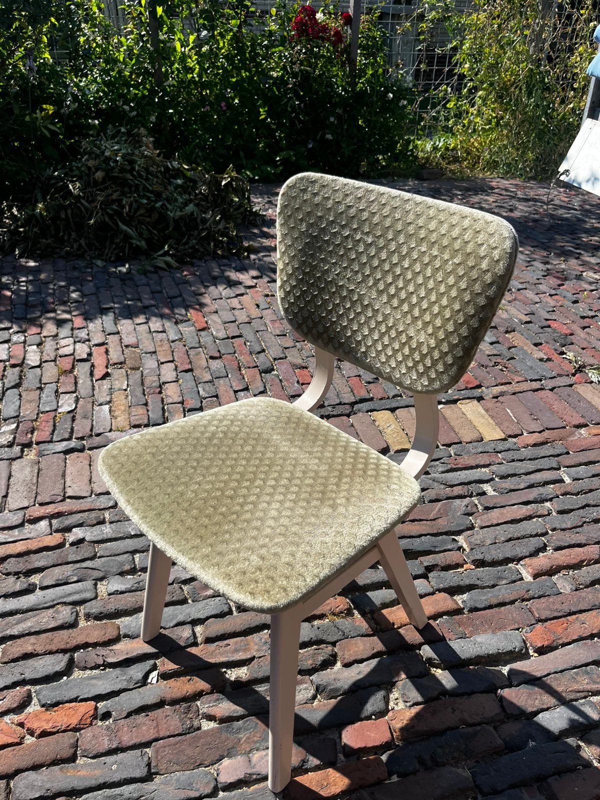 Groene stoffen stoel, Ophalen, Overige kleuren, Zo goed als nieuw, Stof