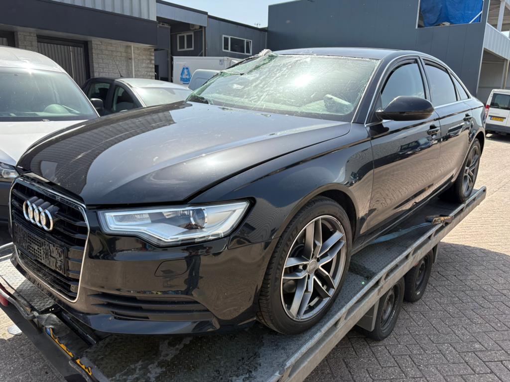 Audi A6 3.0 TDI V6 Automaat 2011, Auto diversen, Schadeauto's, Zwart, Diesel, Audi, Sedan