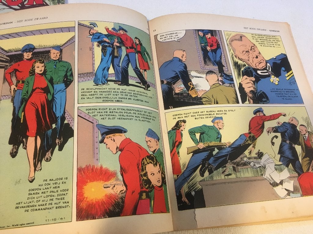 Gordon strips 5 ex, Boeken, Stripboeken, Gelezen, Ophalen of Verzenden, Diverse tekenaars en schrijvers, Meerdere stripboeken