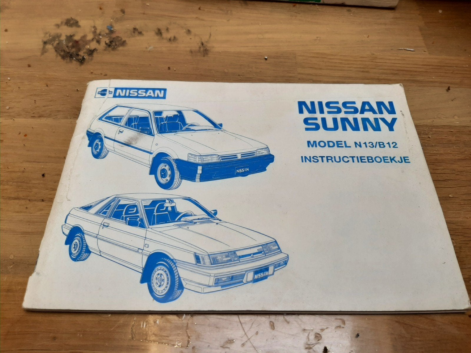 Nissan Sunny Model N13/B12 Instructieboekje, Ophalen of Verzenden