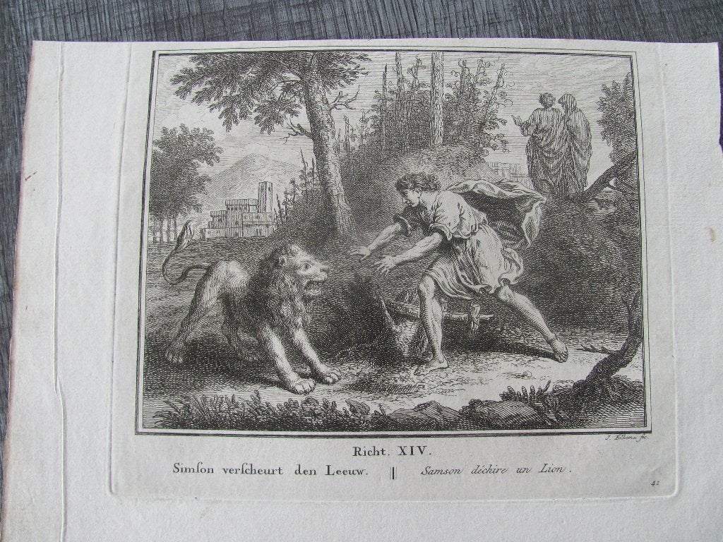 Vijf antieke religieuze gravures - 1791, Antiek en Kunst, Ophalen of Verzenden