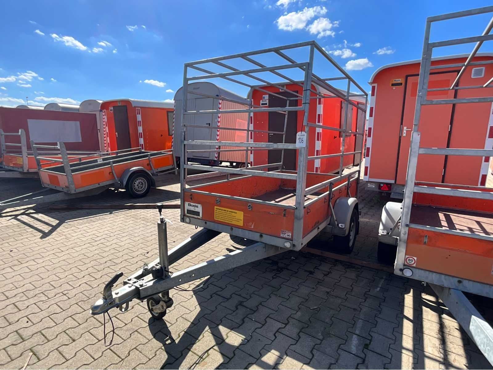 2009 Atec EO1300 B Huif aanhangwagen, Gebruikt