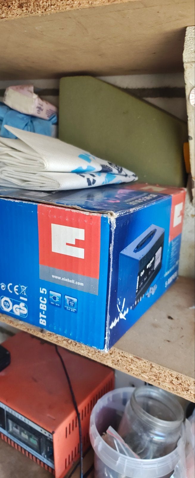 Einhell BT-BC 5 acculader - 5 Ampere, Auto-onderdelen, Accu's en Toebehoren, Ophalen of Verzenden, Gebruikt