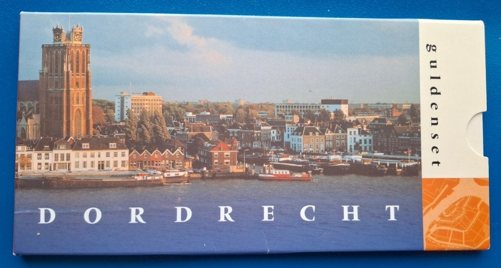 Dordrecht Gulden en penning set 2001, Postzegels en Munten, Ophalen of Verzenden, Overige materialen, Nederland