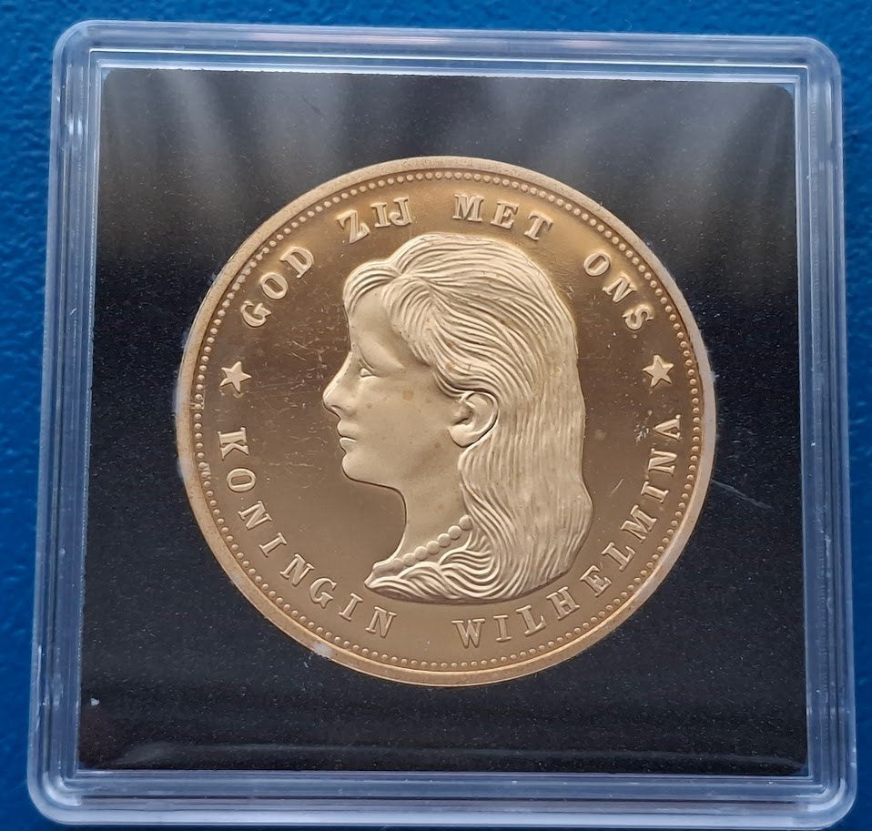 Originele Herslag 10 Gulden 1892 - Wilhelmina, Verzenden, Overige materialen, Nederland