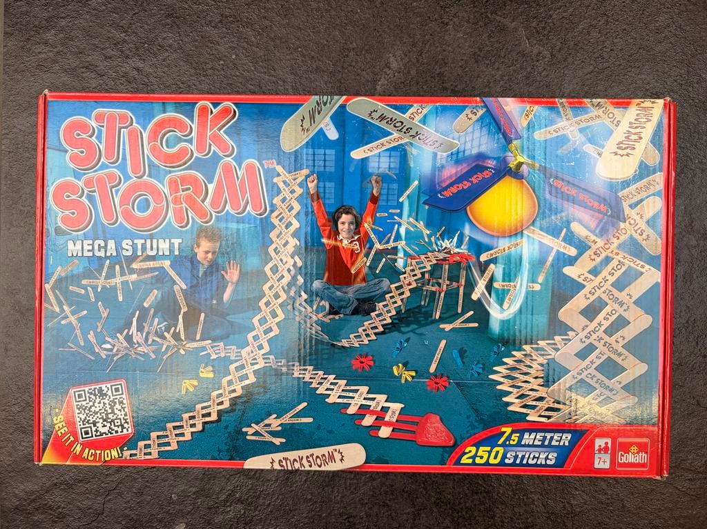 Stick Storm Mega Stunt - Bouw je eigen dominobaan!, Ophalen of Verzenden, Zo goed als nieuw