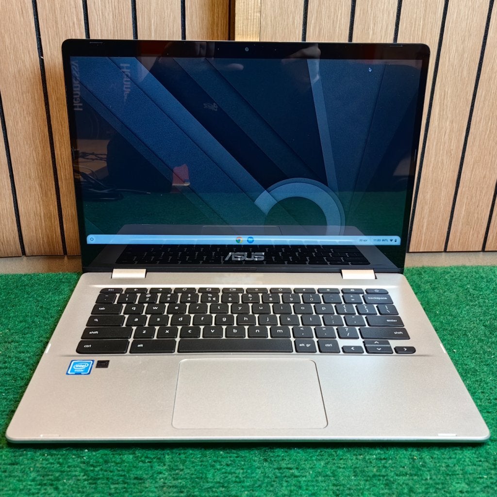 ASUS C423N Chromebook Intel Celeron N3350 64GB, Computers en Software, Chromebooks, Asus, Zo goed als nieuw, Support@asus.com