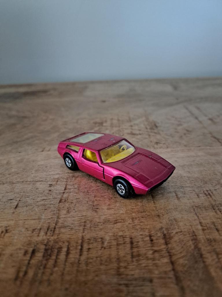 Matchbox lesney model maserati bora, Gebruikt, Auto, England, Ophalen of Verzenden