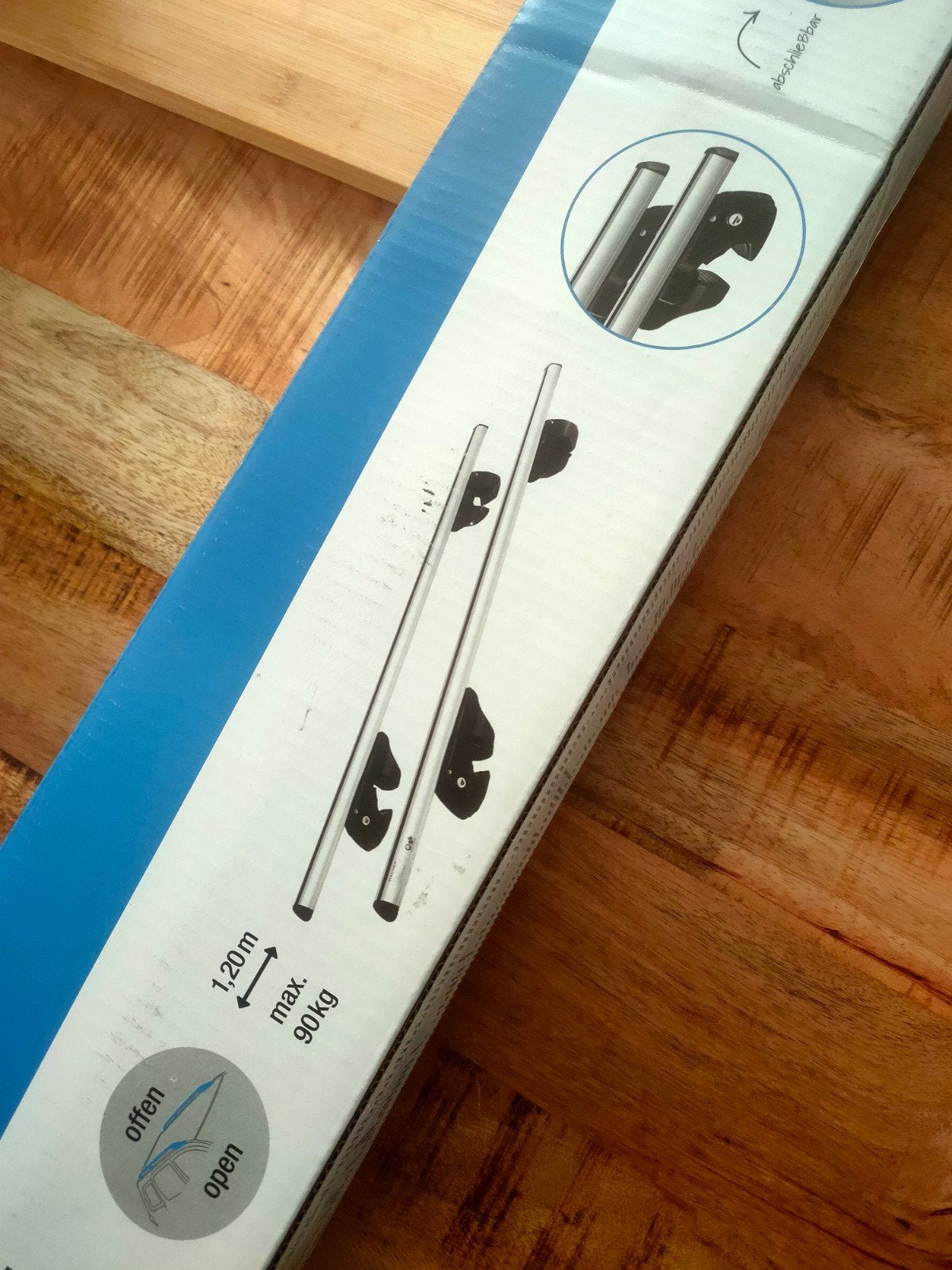 universele dakdragers nieuw in ongeopende doos 120cm, Auto diversen, Dakdragers, Ophalen of Verzenden, Nieuw