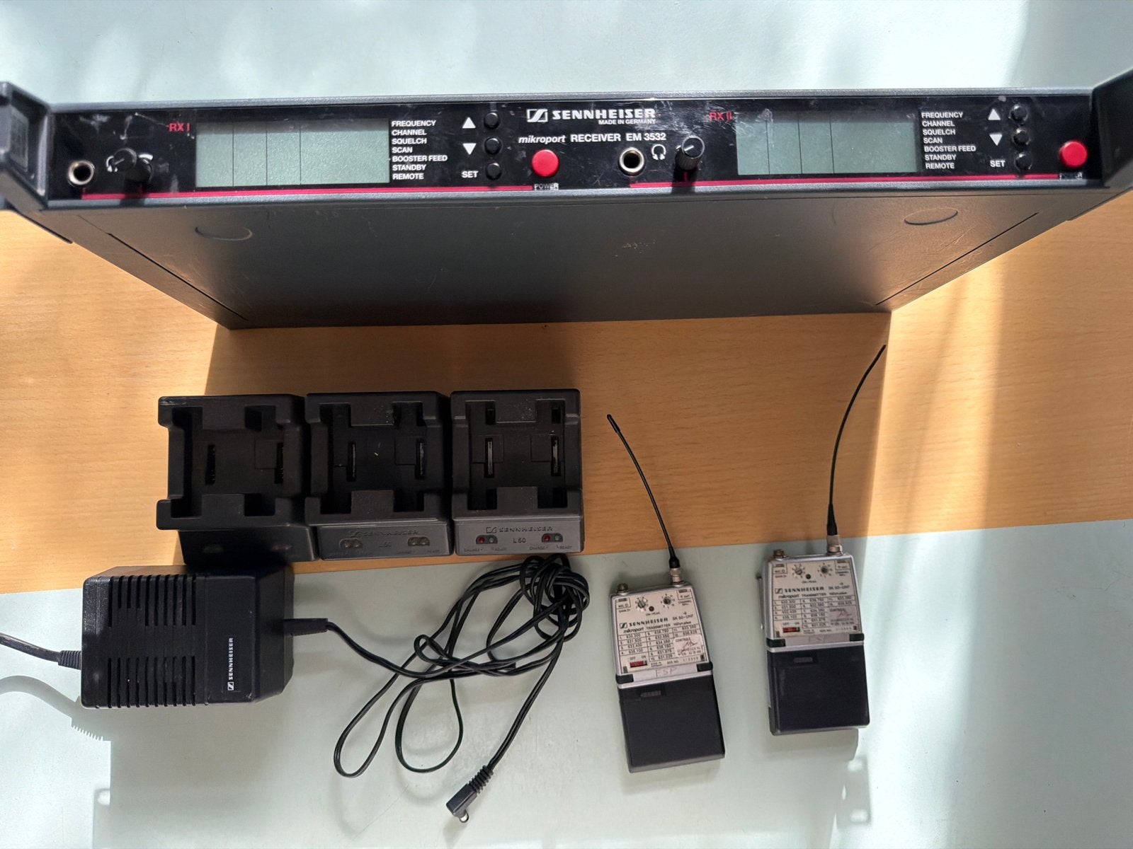 Sennheiser Mikraport EM 3532-U Draadloos Microfoonsysteem, Muziek en Instrumenten, Microfoons, Ophalen of Verzenden, Gebruikt