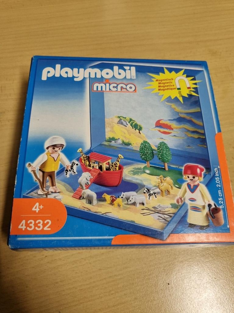 Playmobil micro de ark van noah., Ophalen of Verzenden, Zo goed als nieuw, Complete set