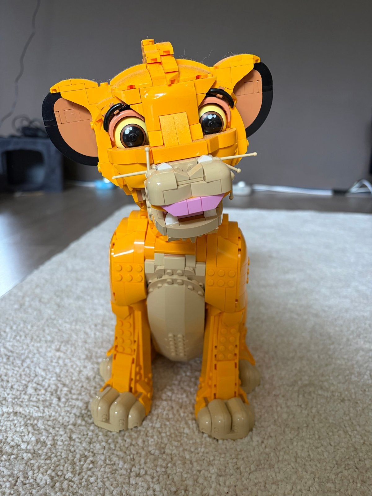 LEGO Disney Simba de Leeuwenkoning (43247) - Zo goed als nie, Lego, Ophalen of Verzenden, Zo goed als nieuw, Compleet