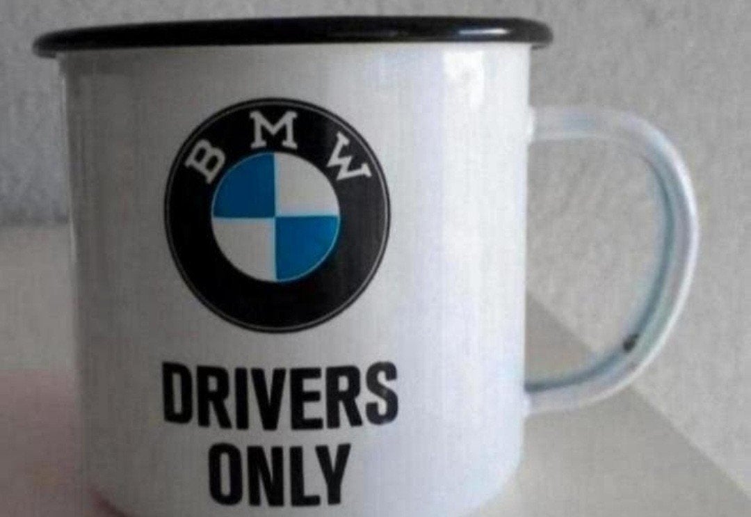 Beker BMW Drivers Only, Ophalen of Verzenden, Zo goed als nieuw, Overige stijlen, Kop(pen) en/of Schotel(s)