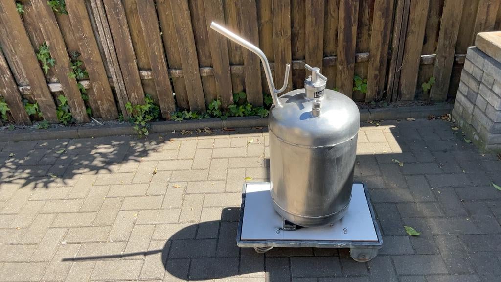 Drukvat RVS, Minder dan 25 liter, Ophalen, Gebruikt, Minder dan 200 liter/min