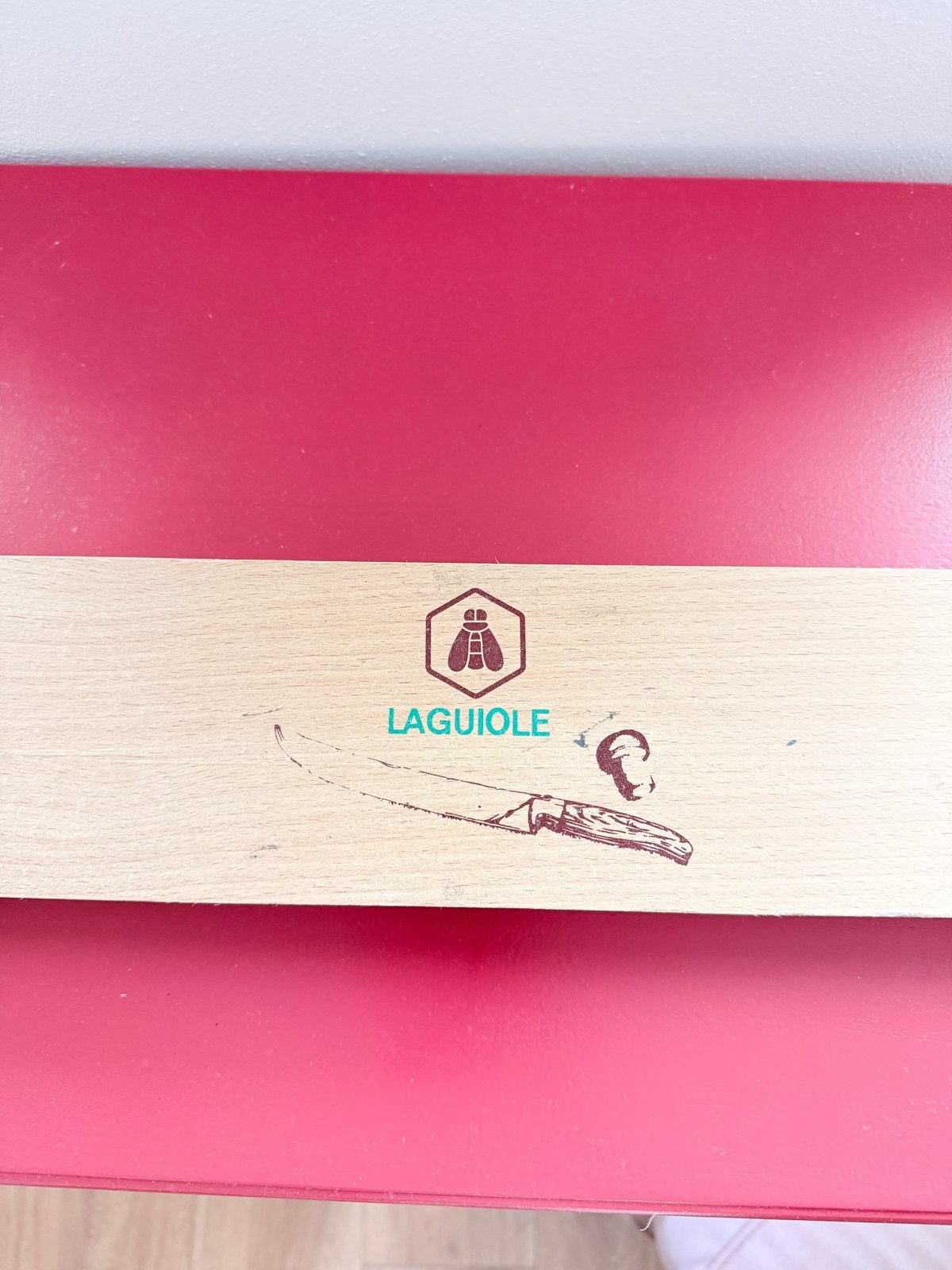 Laguiole Champagne Sabel in Houten Kist, Ophalen of Verzenden