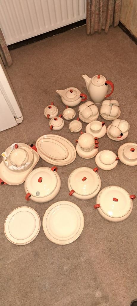 Gereserveerd! Vintage jaren 30 servies - Compleet Set, Ophalen