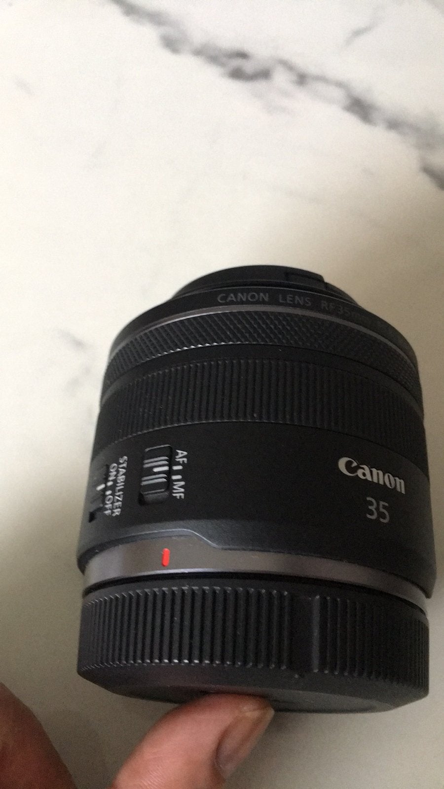 Canon RF35mm F/1.8 macro is stm, Ophalen of Verzenden, Zo goed als nieuw, Macrolens