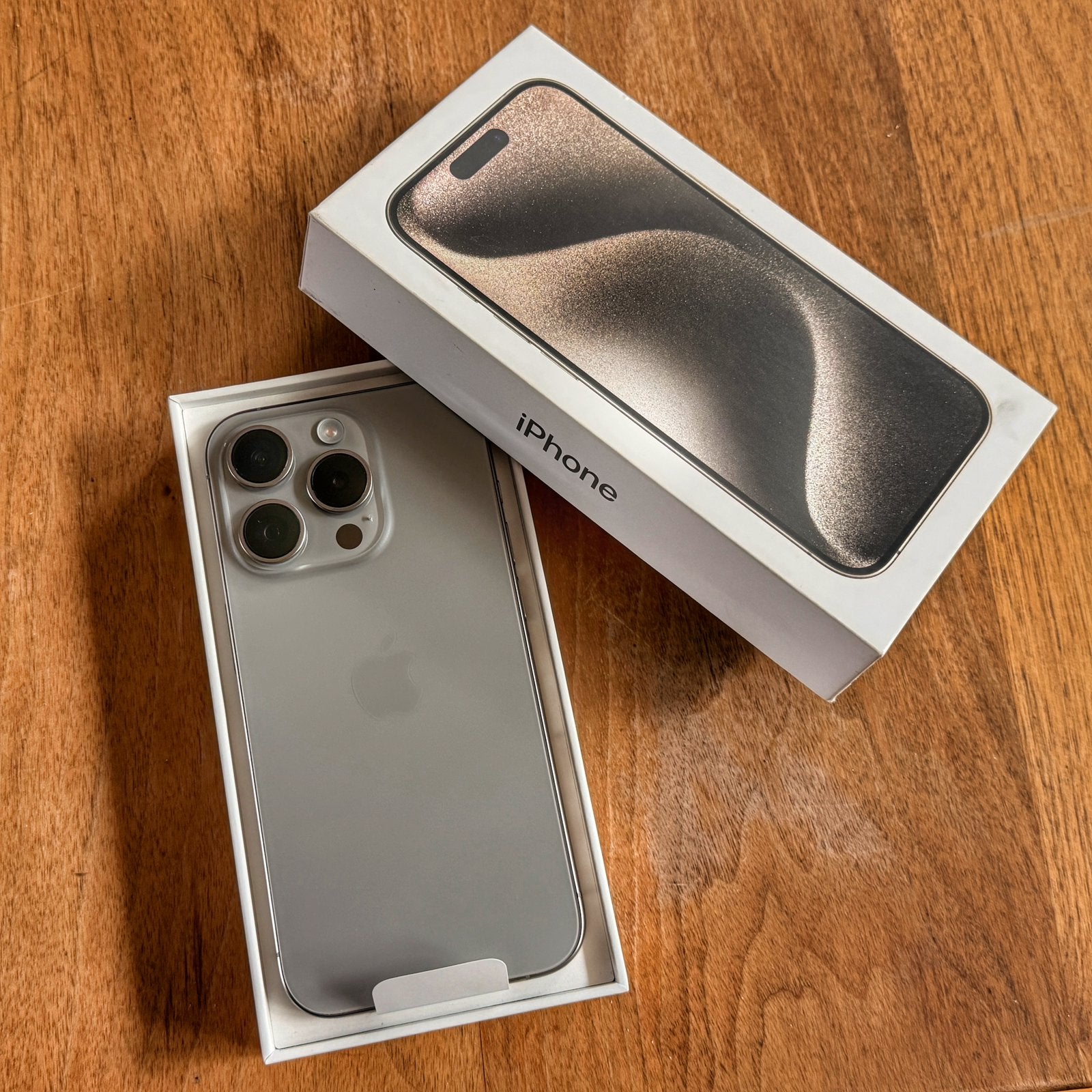 Gloednieuwe iPhone 15 Pro - 128 GB - 0 cycli - AppleCare+, 128 GB, Nieuw, Ophalen of Verzenden, Zonder simlock