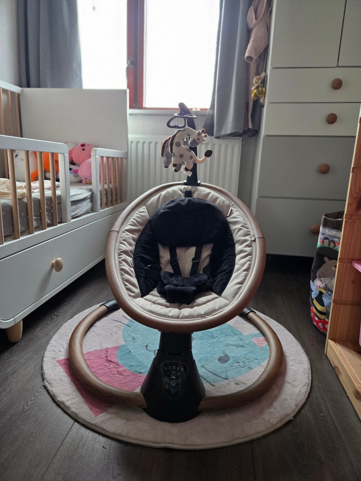 Qute Schommelstoel voor baby's, Ophalen, Zo goed als nieuw