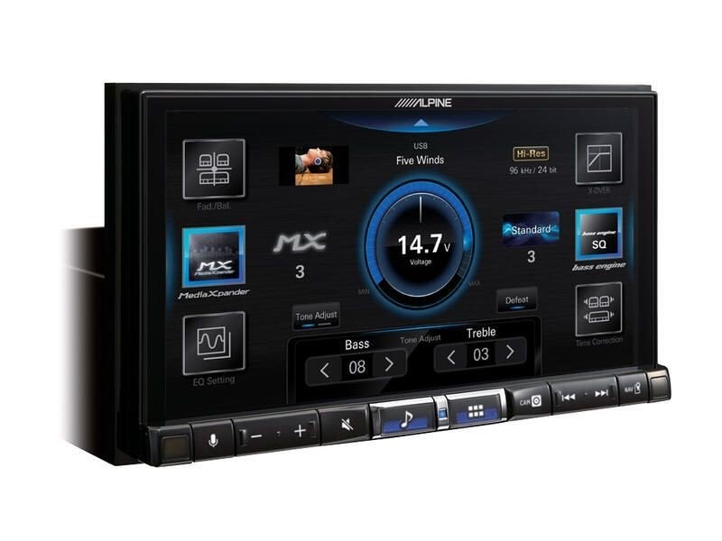 Alpine iLX-702D 2-DIN Multimedia Navigatie Systeem, Ophalen of Verzenden, Zo goed als nieuw