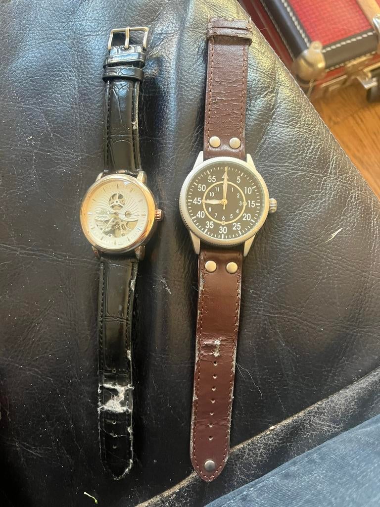 Drie horloges, Ophalen of Verzenden, Zo goed als nieuw, Staal, Overige merken