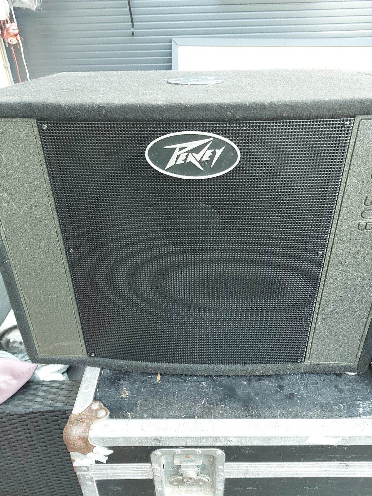 2 peavey subwoofer's, Gebruikt, Subwoofer, Basreflex, Ophalen