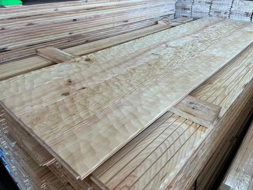 Gebeitelde grenen planken 21x140x2000 (SUPER AANBIEDING), Ophalen of Verzenden, 75 m² of meer
